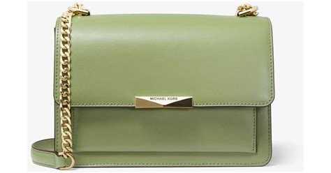 Jade Large Leather Crossbody Bag 